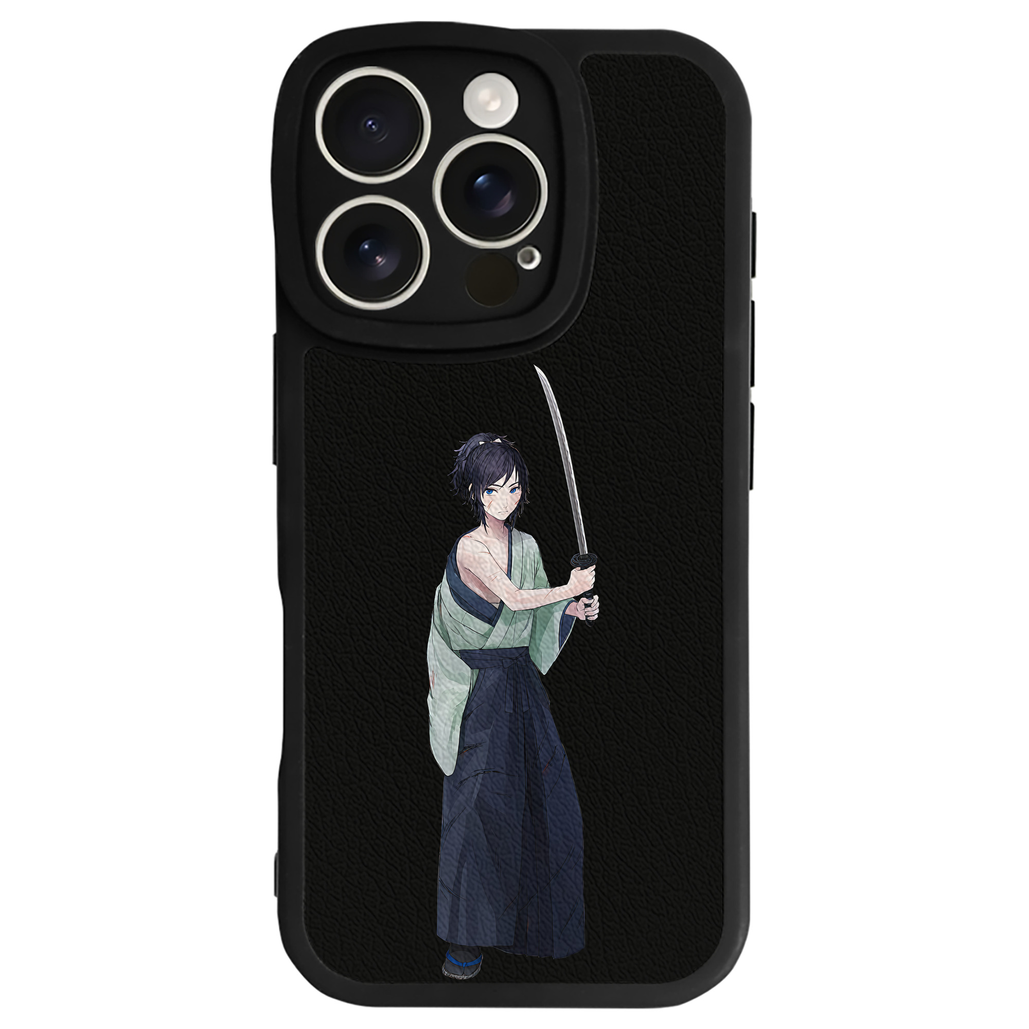 （画像用） 刀剣乱舞 Touken Ranbu 【iPhone 16シリーズ対応】シリコンスマホケース（レザー調） 材質：シリコン